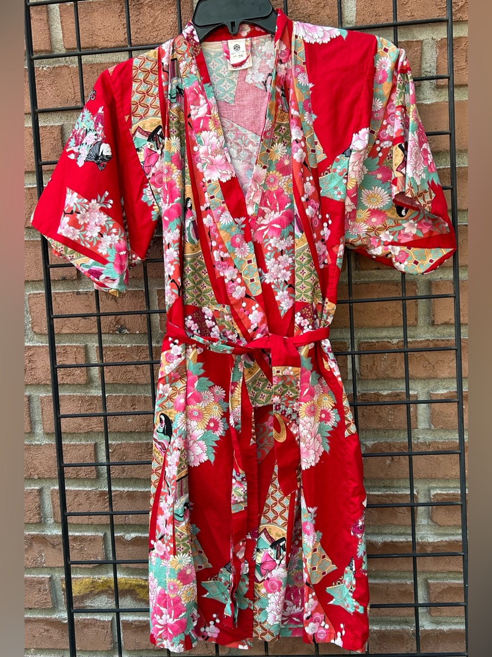 Vintage Sakurai Shoji 100% Cotton Japanese Yukata Robe